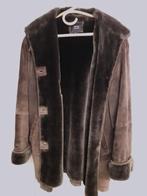 winter pelsjas dames, Ophalen, Gedragen, Maat 42/44 (L), Bruin