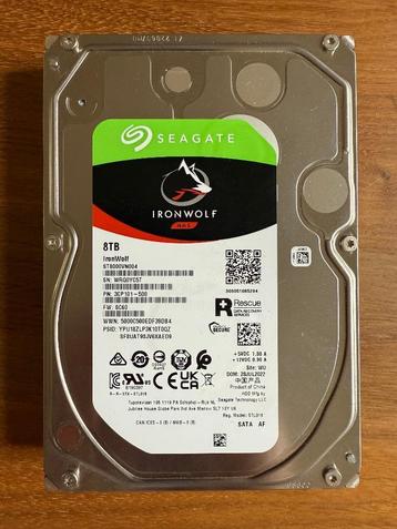 Seagate IronWolf 8TB harde schijf beschikbaar voor biedingen