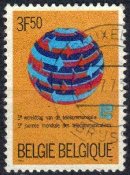Belgie 1973 - Yvert 1665/OBP 1673 - Telecommunicatie (ST), Postzegels en Munten, Postzegels | Europa | België, Gestempeld, Gestempeld