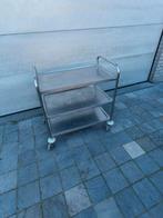 rvs kar , serveerkar, Ophalen, Gebruikt