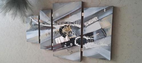 Abstracte moderne schilderij, Huis en Inrichting, Woonaccessoires | Schilderijen, Tekeningen en Foto's, Zo goed als nieuw, Schilderij