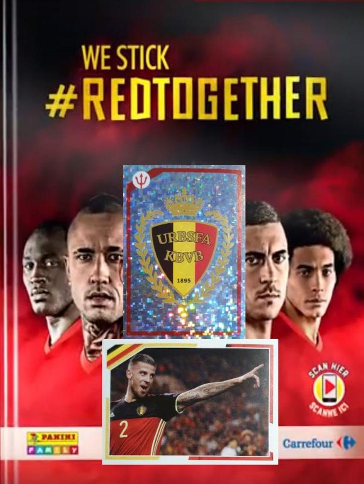 Belgian Red Devils - We stick redtogether 2018 - 569 sticker, Verzamelen, Stickers, Nieuw, Sport, Ophalen of Verzenden