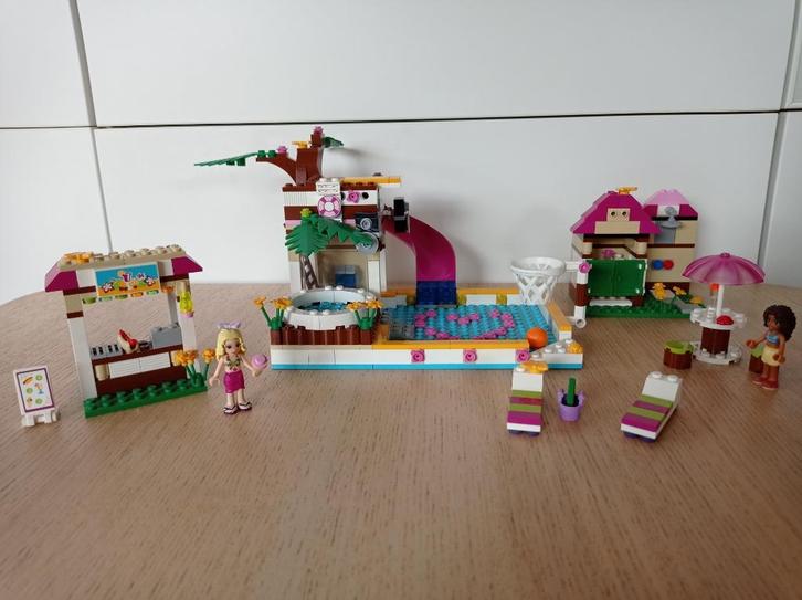 Lego Friends 41008 Heartlake zwembad, Kinderen en Baby's, Speelgoed | Duplo en Lego, Zo goed als nieuw, Lego, Complete set, Ophalen of Verzenden