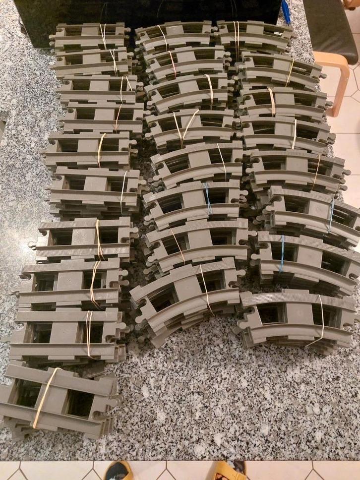 Duplo. Keiveel grijze rails: gebogen en rechten, Kinderen en Baby's, Speelgoed | Duplo en Lego, Duplo, Ophalen of Verzenden