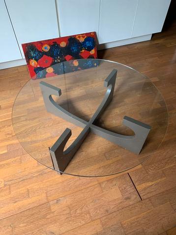 Vintage Salontafel 70’s  - ophalen in Balen - 1m doorsnede beschikbaar voor biedingen