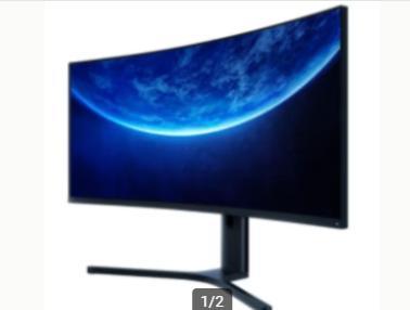 34 inch Curved Game monitor Xiaomi, Computers en Software, Monitoren, Zo goed als nieuw, 101 t/m 150 Hz, DisplayPort, DVI, HDMI