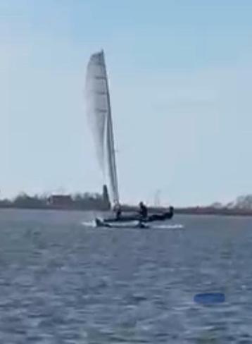 catamaran Cirrus F18 met trailer en cattrack, Enlèvement, Utilisé
