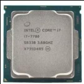 Intel Core i7 7700 3,6 GHz met Socket LGA 1151, Informatique & Logiciels, Processeurs, Utilisé, Enlèvement ou Envoi