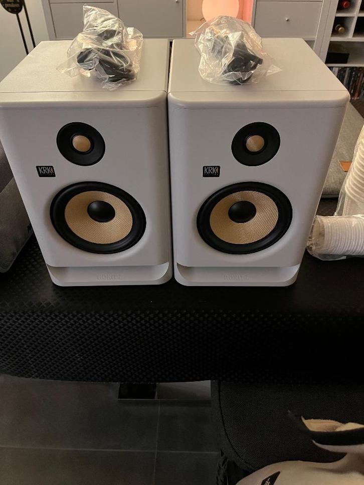 KRK kroket 7 classic, Audio, Tv en Foto, Luidsprekerboxen, Zo goed als nieuw, Front, Rear of Stereo speakers, 120 watt of meer