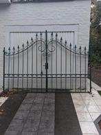 Smeedijzeren poort 300cm breed, Tuin en Terras, Ophalen, Gebruikt, IJzer
