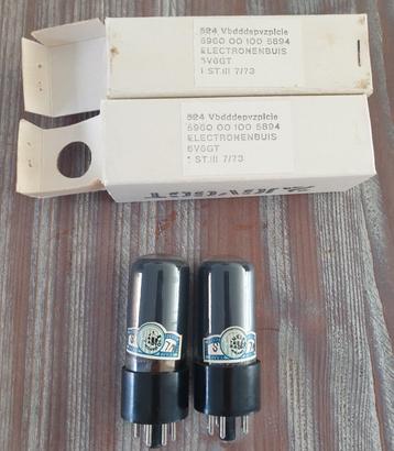 Pair Fivre 6V6GT