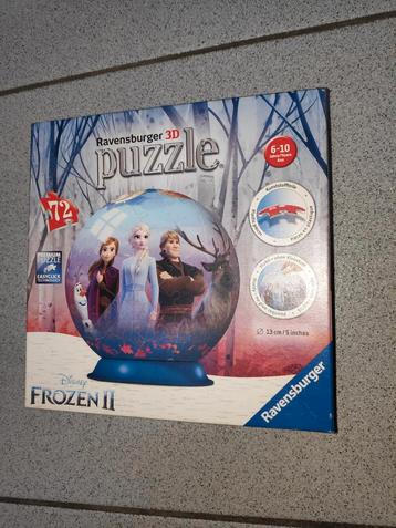 Puzzle 3D frozen II bol met onderstel Ravensburge beschikbaar voor biedingen