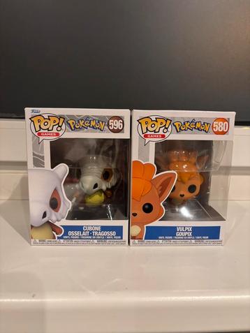 Pokémon Funko Pops (Vulpix & Cubone), Enlèvement ou Envoi, Comme neuf