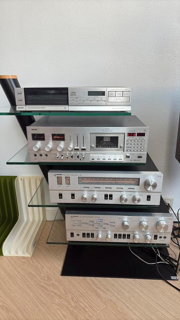Philips CD303 player + Philips N2554 Cassette Deck, Audio, Tv en Foto, Cd-spelers, Gebruikt, Philips, Ophalen