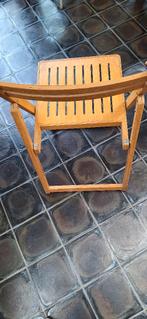 Chaises pliable annees 70, Maison & Meubles, Chaises, Comme neuf, Brun, Enlèvement, Cinq, Six Chaises ou plus