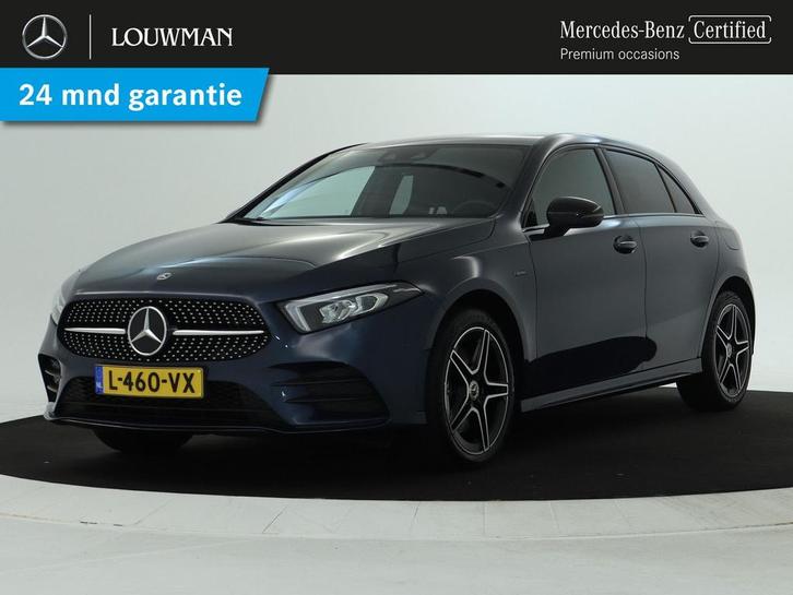 Mercedes-Benz A 250 e Business Solution AMG Limited | Achter, Auto's, Mercedes-Benz, A-Klasse, Lederen bekleding, Metaalkleur