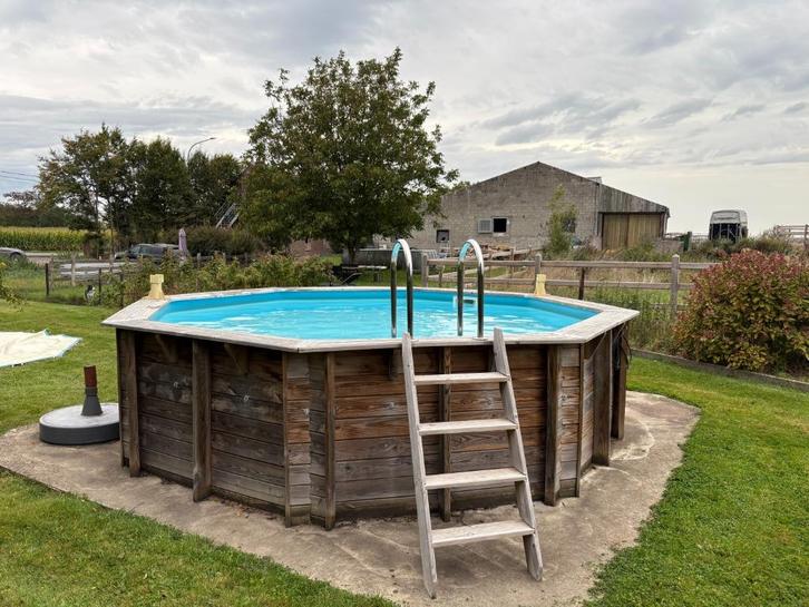 Piscine, Tuin en Terras, Zwembaden, Gebruikt, Opzetzwembad, 80 tot 120 cm, 200 tot 400 cm, 300 cm of meer, Rond, Ophalen