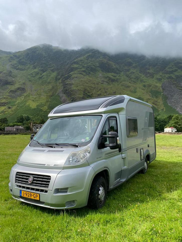 Te koop Knaus Van TI 550MD, Caravans en Kamperen, Mobilhomes, Particulier, tot en met 3, Half-integraal, Knaus, Fiat, Diesel, Handgeschakeld