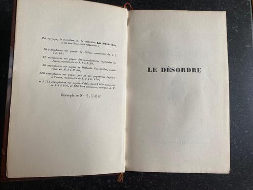 Simone - le désordre, Antiek en Kunst, Antiek | Boeken en Manuscripten, Ophalen