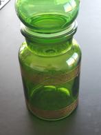 Apothekerspot groen , met een gouden randje ,made in Belgium, Ophalen of Verzenden