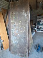 Oude werkbank houten blad, Antiek en Kunst, Ophalen