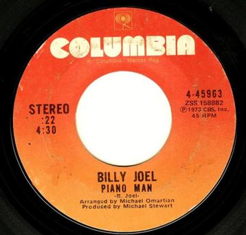 7"  Billy Joel ‎– Piano Man 