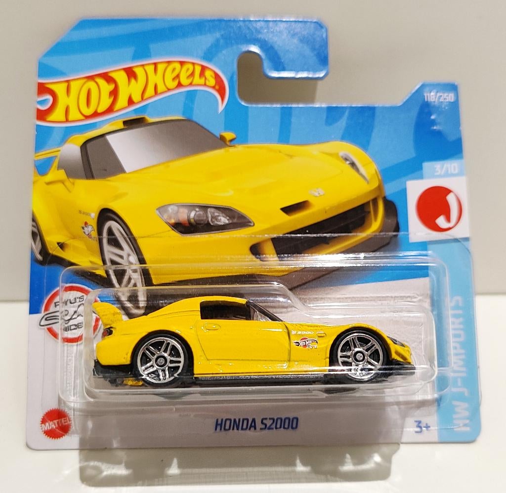 Hot Wheels Honda S2000 Geel (2022), Ophalen of Verzenden