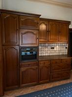 Rustieke keuken, Ophalen, Gebruikt, Bruin, Dubbelwandige keuken