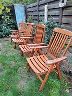 4 Tuinstoelen Herlag, Tuin en Terras, Ophalen of Verzenden, Gebruikt