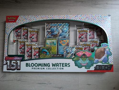 Blooming waters premium collection box, Hobby en Vrije tijd, Verzamelkaartspellen | Pokémon, Nieuw, Booster, Ophalen of Verzenden