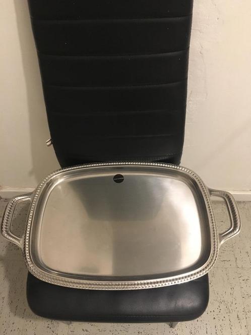 Plateau en Inox : Made In Italie., Huis en Inrichting, Woonaccessoires | Dienbladen, Nieuw, Ophalen