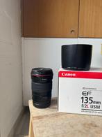 Canon EF 135mm f/2 L USM — Perfecte staat, Audio, Tv en Foto, Foto | Lenzen en Objectieven, Ophalen of Verzenden, Zo goed als nieuw