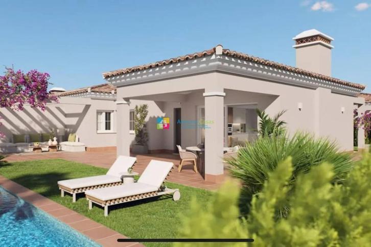 Spanje (Andalusië)- nieuwbouw villa met 3slpkmrs -2bdkmrs-zw, Immo, Buitenland, Spanje, Woonhuis, Dorp