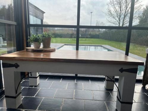 salontafel, Huis en Inrichting, Tafels | Salontafels, Gebruikt, Rechthoekig, Ophalen