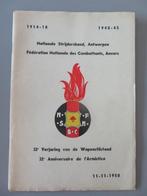 32e verjaring vd wapenstilstand 1950 Nationale strijdersbond, Verzamelen, Verzenden, Overige soorten, Boek of Tijdschrift