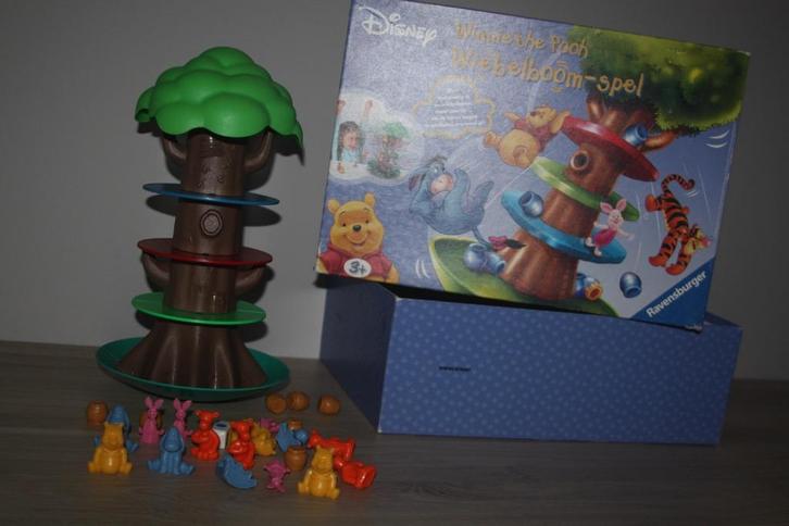 Disney , Winnie the Pooh wiebelboom-spel, Verzamelen, Disney, Gebruikt, Overige typen, Winnie de Poeh of vrienden, Ophalen of Verzenden