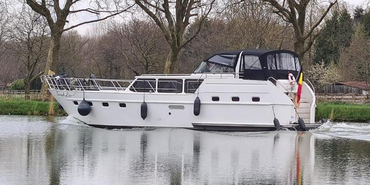 motoryacht Treffer zelfbouw, Watersport en Boten, Motorboten en Motorjachten, Gebruikt, Staal, 12 meter of meer, Diesel, Binnenboordmotor