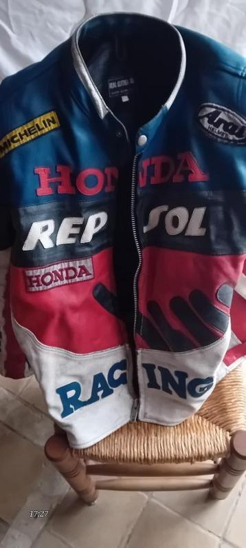 veste en cuir repsol beschikbaar voor biedingen