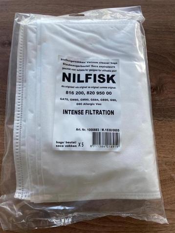 NILFISK stofzuigerzakken - Intense filtration, Elektronische apparatuur, Ophalen of Verzenden, Nieuw, Stofzak