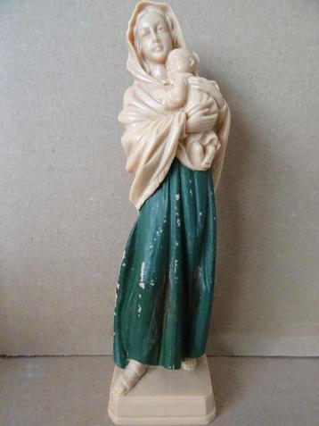 Mariabeeldje vintage sereen Mariabeeldje de Moeder Gods 15cm beschikbaar voor biedingen