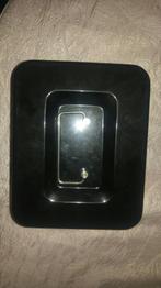 Boîte en metal noire abimé sans clé 19cm x 15cmx 8cm, Utilisé, Enlèvement ou Envoi