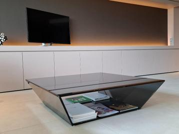 design salontafel fumé glas strak model beschikbaar voor biedingen