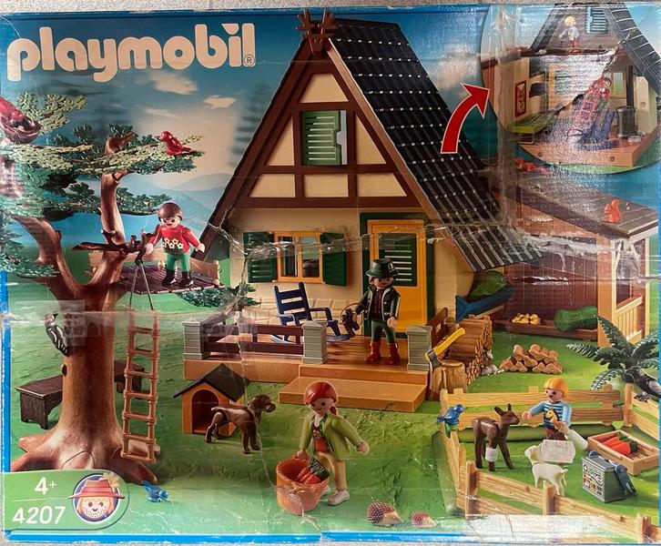 Playmobil 4207 Boswachtershuis / Huis in het bos, Kinderen en Baby's, Speelgoed | Playmobil, Gebruikt, Complete set, Ophalen