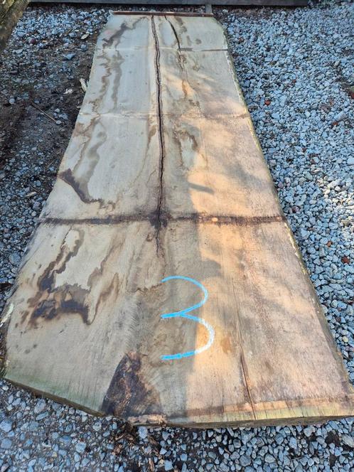 Eiken boomstamplanken schaaldelen boolplanken, Doe-het-zelf en Bouw, Hout en Planken, Ophalen