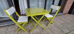 Table/tafel + 2 chaises/stoelen de veranda/balcon, Tuin en Terras, Ophalen