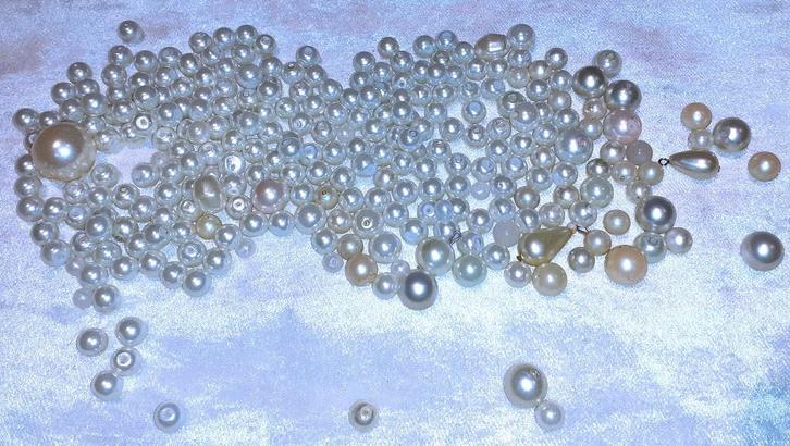 lot kralen mix parels +- 273 kralen 190 gram, Hobby & Loisirs créatifs, Fabrication de Perles & Bijoux, Neuf, Perle, Enlèvement ou Envoi