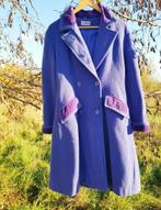NUGGET  vintage Engelse paarse jas van zuiver wol, Kleding | Dames, Ophalen of Verzenden, Zo goed als nieuw, Paars