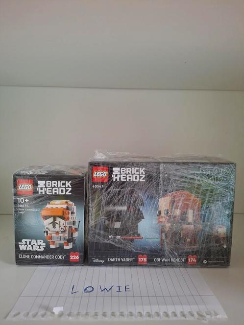 Lego Star Wars BrickHeadz (40547 + 40675), Kinderen en Baby's, Speelgoed | Duplo en Lego, Nieuw, Lego, Ophalen of Verzenden