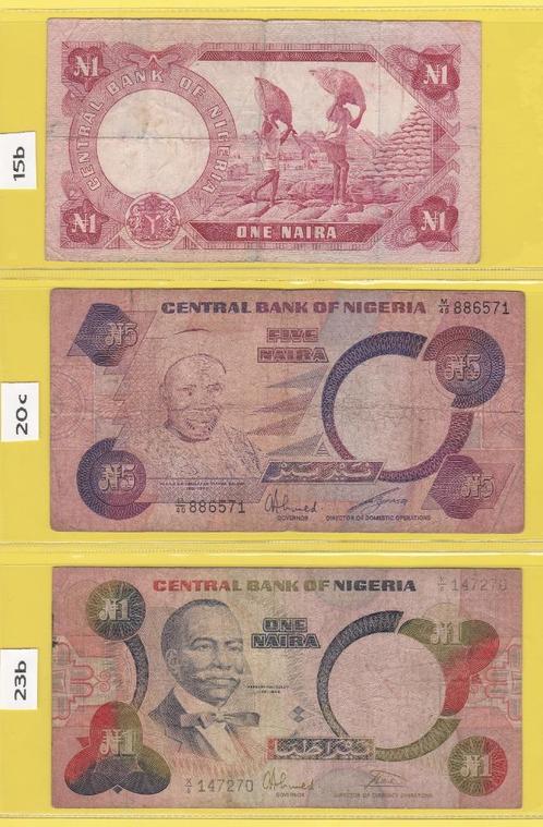NIGERIA - LOT BILJETTEN (10 stuks), Timbres & Monnaies, Billets de banque | Afrique, Série, Nigeria, Enlèvement ou Envoi