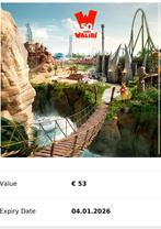 Ticket walibi Belgium 30/10/2025, Tickets en Kaartjes, Eén persoon, Ticket of Toegangskaart